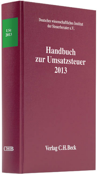 Handbuch zur Umsatzsteuer 2013