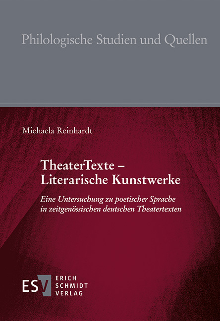 TheaterTexte &ndash; Literarische Kunstwerke - Michaela Reinhardt