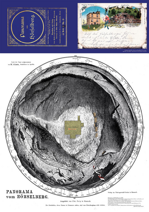 Panorama vom Hörselberg, um 1890 [A1 gefaltet auf A 4] - 