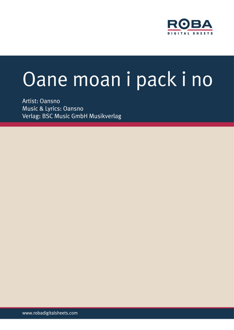Oane moan i pack i no - Michael Koli&oacute;s
