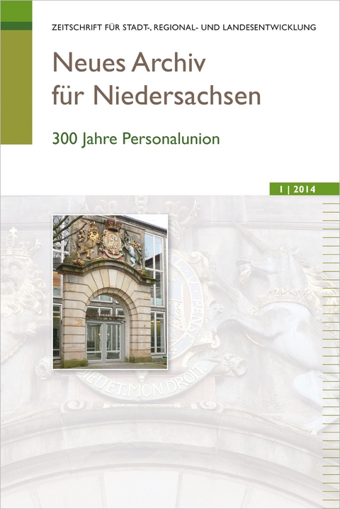 Neues Archiv f&uuml;r Niedersachsen 1.2014 - 