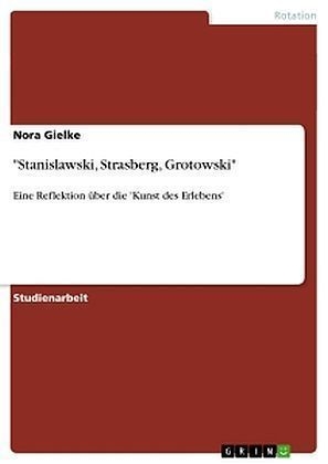 "Stanislawski, Strasberg, Grotowski" - Nora Gielke