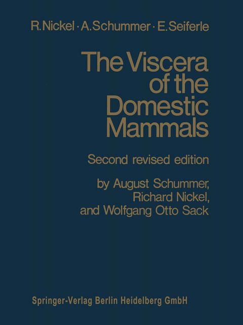 The Viscera of the Domestic Mammals -  Nickel