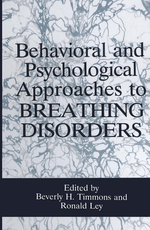 Behavioral and Psychological Approaches to Breathing Disorders - 