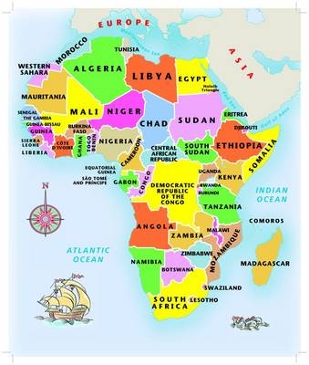 Africa junior jigsaw puzzle -  Map Studio