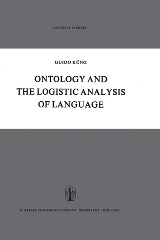 Ontology and the Logistic Analysis of Language