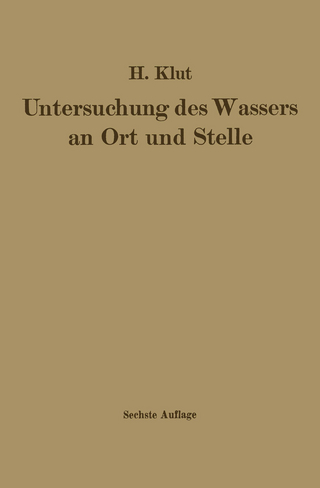 Untersuchung des Wassers an Ort und Stelle