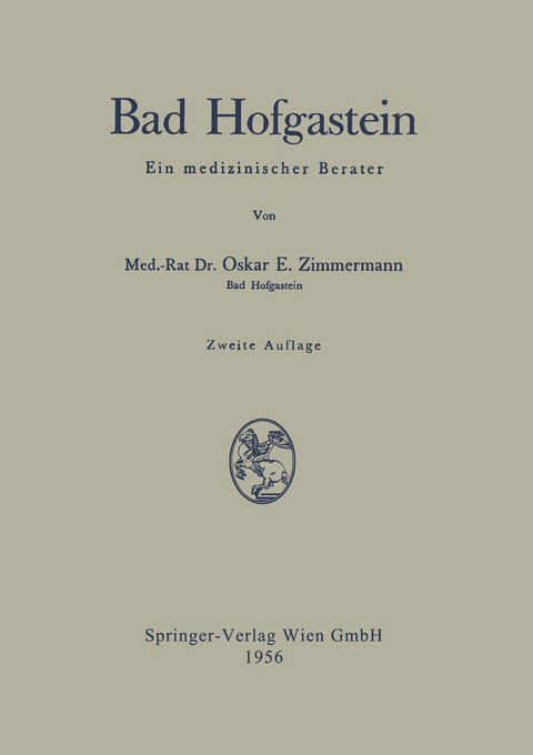 Bad Hofgastein - Oskar E. Zimmermann