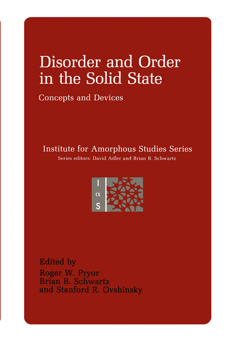 Disorder and Order in the Solid State - 