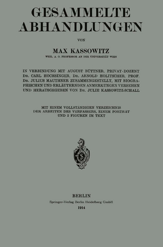 Gesammelte Abhandlungen