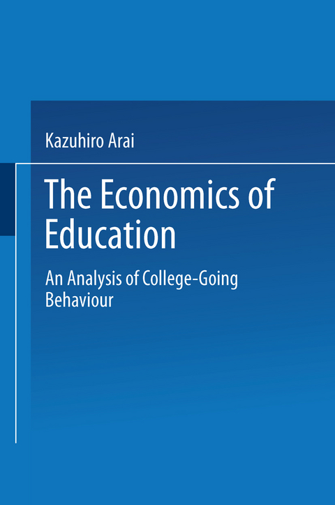 The Economics of Education - Kazuhiro Arai