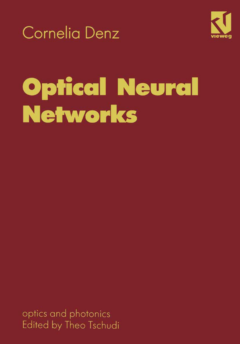 Optical Neural Networks - Cornelia Denz