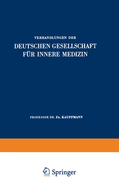 Einundsechzigster Kongress - Fr. Kauffmann