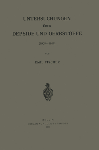 Untersuchungen über Depside und Gerbstoffe (1908–1919)