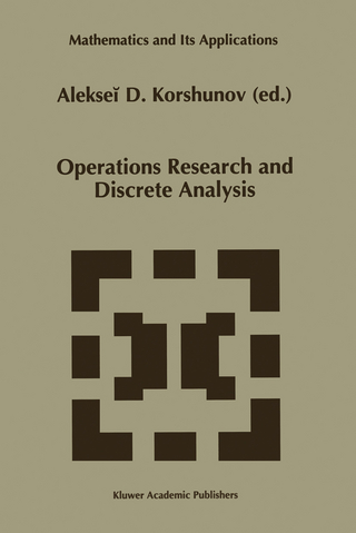 Operations Research and Discrete Analysis