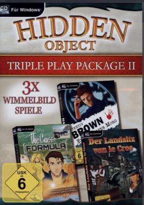 Hidden Object Triple Play Package II, 1 CD-ROM