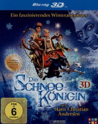 Die Schneek&ouml;nigin 3D, 1 Blu-ray - Hans Christian Andersen