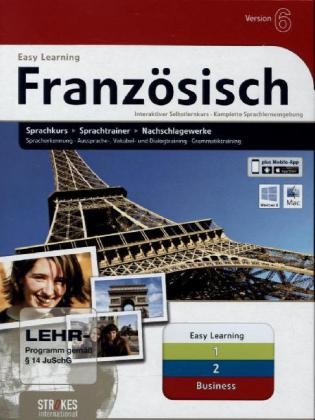 Easy Learning Franz&ouml;sisch 1+2+Business Komplettpaket f&uuml;r Anf&auml;nger, Fortgeschrittene und Business A1-C1