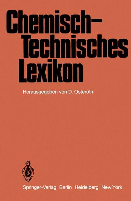 Chemisch-Technisches Lexikon - 