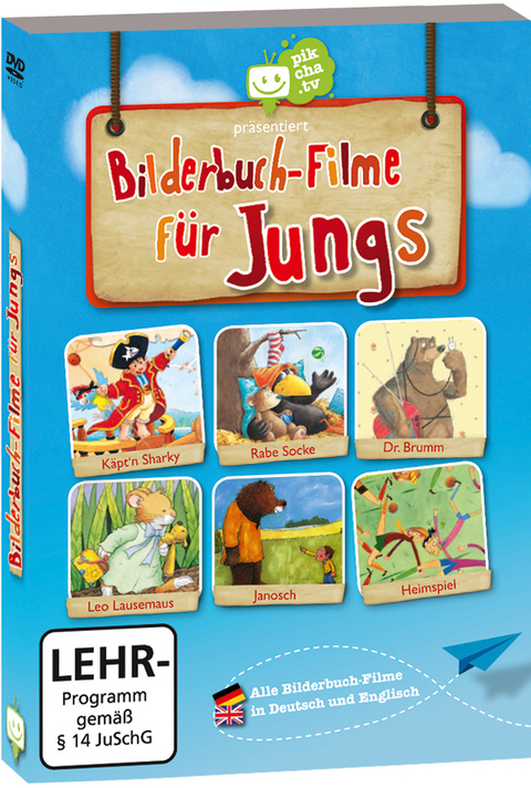 Bilderbuch-Filme f&uuml;r Jungs - Jutta Langreuter, Anna Casalis, Nele Moost, Karsten Teich, Daniel Napp,  Janosch
