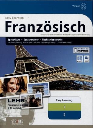 Easy Learning Franz&ouml;sisch 1+2 Kombipaket f&uuml;r Anf&auml;nger und Fortgeschrittene A1-B2