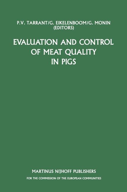 Evaluation and Control of Meat Quality in Pigs - 