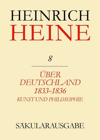 Über Deutschland 1833-1836. Aufsätze über Kunst und Philosophie