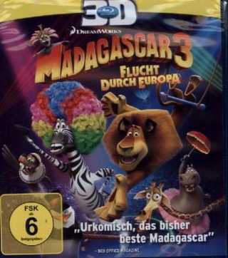 Madagascar 3 - Flucht durch Europa, 1 Blu-ray