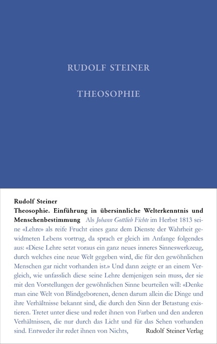 Theosophie - Rudolf Steiner