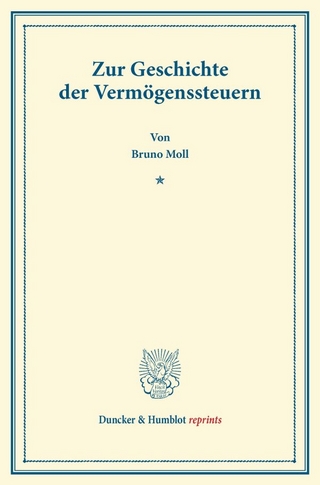 Zur Geschichte der Vermögenssteuern.