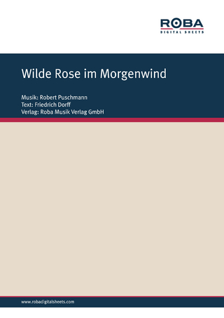 Wilde Rose im Morgenwind