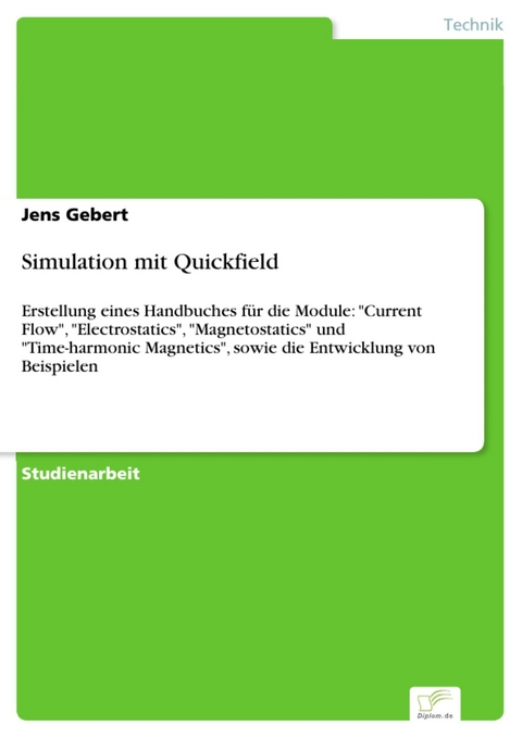 Simulation mit Quickfield -  Jens Gebert