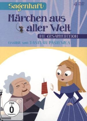 Märchen aus aller Welt - Erzählt von Bastian Pastewka, 4 DVDs (Geschenkedition)