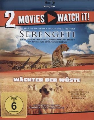 Serengeti / Wächter der Wüste, 2 Blu-rays