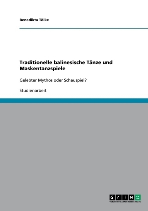 Traditionelle balinesische Tänze und Maskentanzspiele