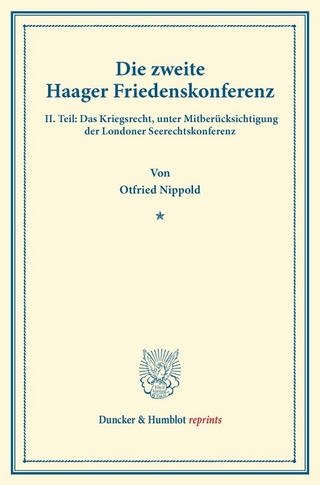 Die zweite Haager Friedenskonferenz.