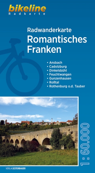 Radwanderkarte Romantisches Franken