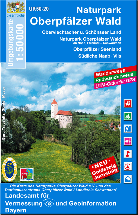 UK50-20 Naturpark Oberpf&auml;lzer Wald - Breitband und Vermessung Landesamt f&uuml;r Digitalisierung  Bayern