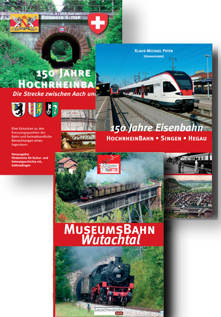150 Jahre Eisenbahn - Das gro&szlig;e Paket zur Hochrheinbahn - Klaus-Michael Peter, Roland Kessinger, Reinhold Gitter, Dieter Britz, Herbert Zahn, Reinhild Kappes