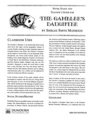 The Gambler's Daughter Teachers' Guide - Shirlee Smith Matheson