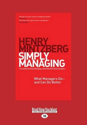 Simply Managing - Henry Mintzberg