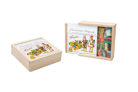 Die H&auml;schenschule (W&uuml;rfelpuzzle)