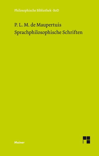 Sprachphilosophische Schriften