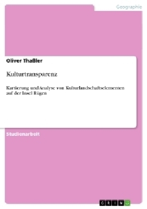 Kulturtransparenz - Oliver Tha&szlig;ler