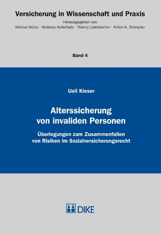 Alterssicherung von invaliden Personen