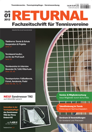 RETURNAL - Fachzeitschrift f&uuml;r Tennisvereine ( Ausgabe 2)