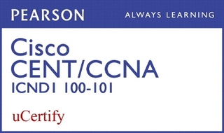 CCENT ICND1 100-101 Pearson uCertify Course Student Access Card