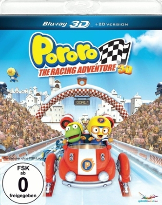 Pororo - The Racing Adventure 3D, 1 Blu-ray