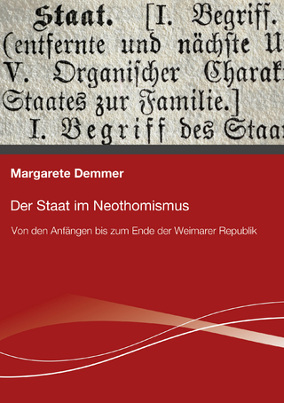 Der Staat im Neothomismus