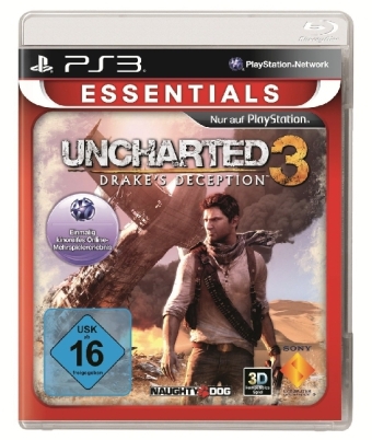 Uncharted 3: Drakes Deception - Essentials, PS3-Blu-ray Disc